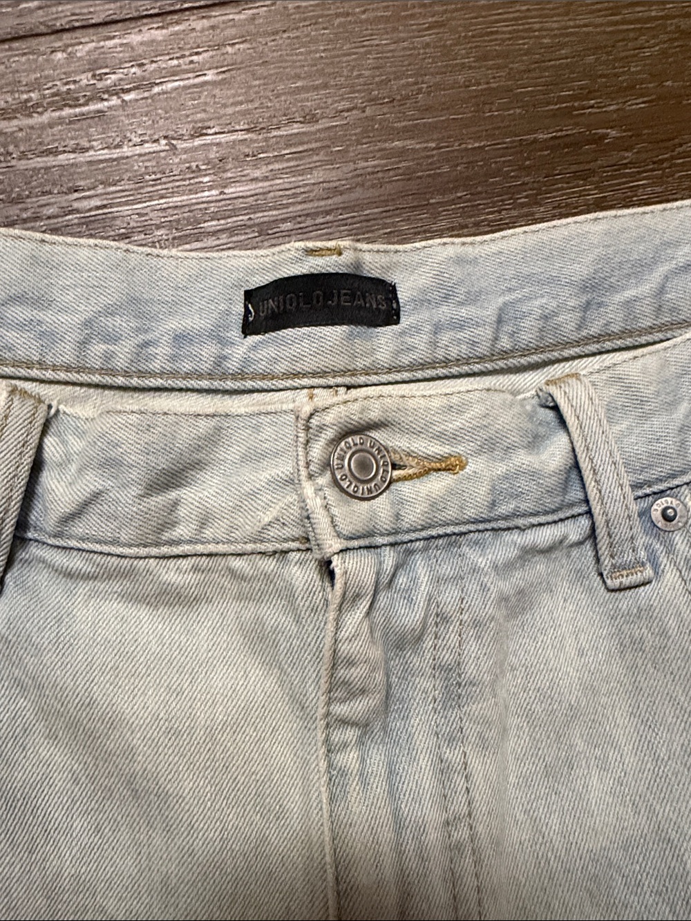 Uniqlo Light Wash Denim High-Rise Women’s Shorts - Picture 2 of 6